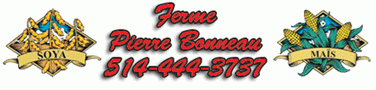 Business card image for dealer: Ferme Pierre Bonneau